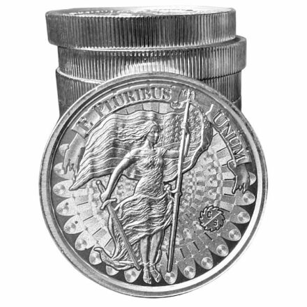 Unity In Liberty 2 oz HR Silver Round Stack