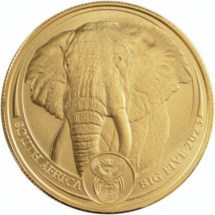2023 1 oz South African Big 5 Gold Elephant