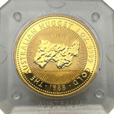 1988 1 oz Australian Gold Nugget Coin