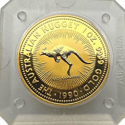 1990 1 oz Australian Gold Nugget Coin