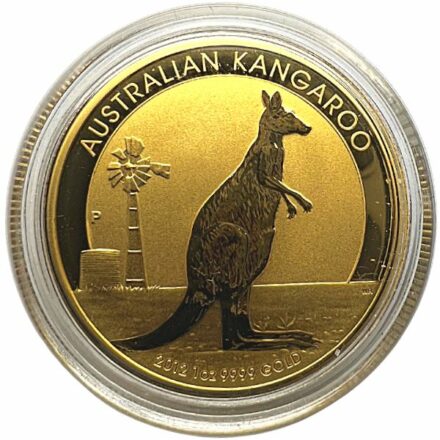 2012 1 oz Australian Gold Kangaroo Coin