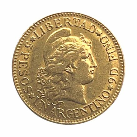 Argentina 5 Peso Gold Coin