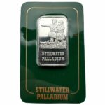 Johnson Matthey Stillwater 1 oz Palladium Bar