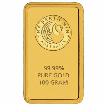Perth Mint 100 gram Gold Bar