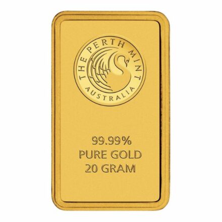 Perth Mint 20 gram Gold Bar