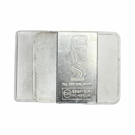 10 gram Silver Bar - Any Mint, Any Condition - Reverse