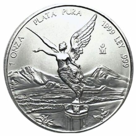 1999 1 oz Mexican Silver Libertad Coin
