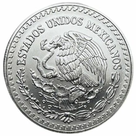1999 1 oz Mexican Silver Libertad Coin Reverse