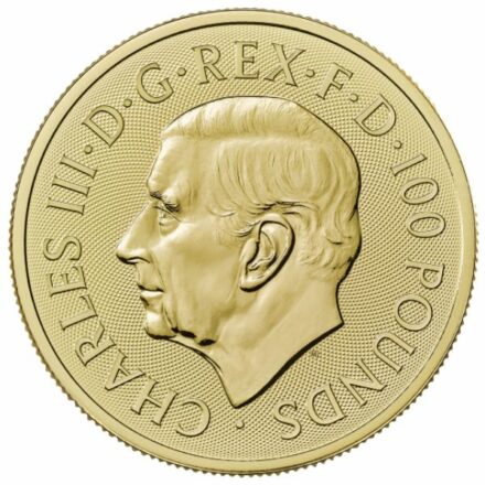 2023 1 oz British Royal Arms Gold Coin Effigy