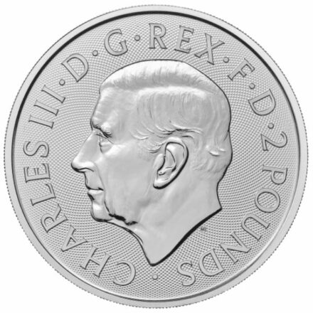 2023 1 oz British Royal Arms Silver Coin Effigy