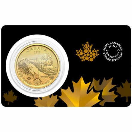 2023 1 oz Canadian Klondike Gold Coin Card