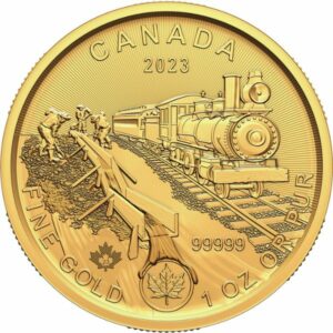 2023 1 oz Canadian Klondike Gold Rush Coin