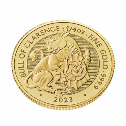 2023 1/4 oz Tudor Beasts Bull of Clarence Gold