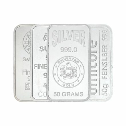 50 gram Silver Bar - Any Mint, Any Condition