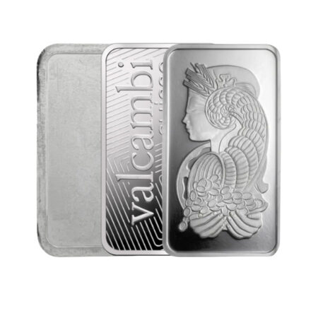 50 gram Platinum Bar - Any Mint, Any Condition - Reverse
