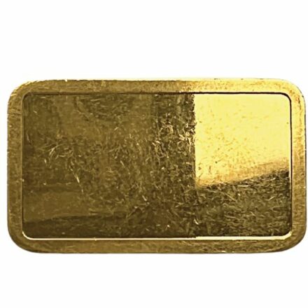 Degussa Contemporary 10 gram Gold Bar - Reverse