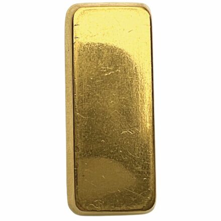 Degussa Vintage 100 gram Gold Bar - Reverse