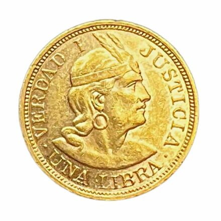 Peru 1 Libra Gold Coin