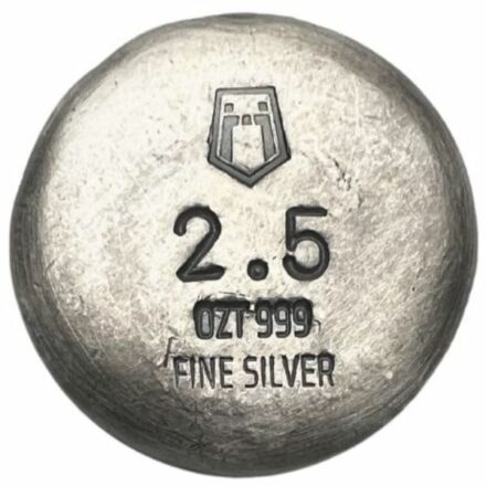 Vegvisir 2.5 oz Hand-Poured Silver Round