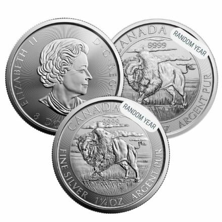 1.25 oz Canadian Silver Bison Coin