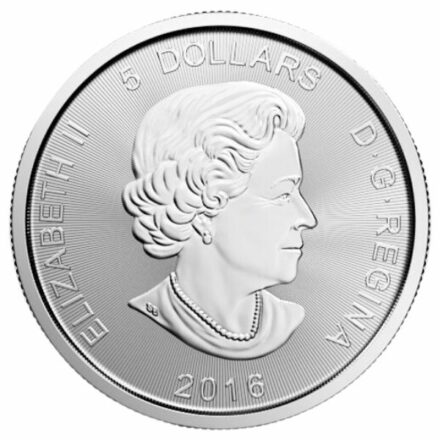 2016 1 oz Canadian Silver Cougar Coin Effigy