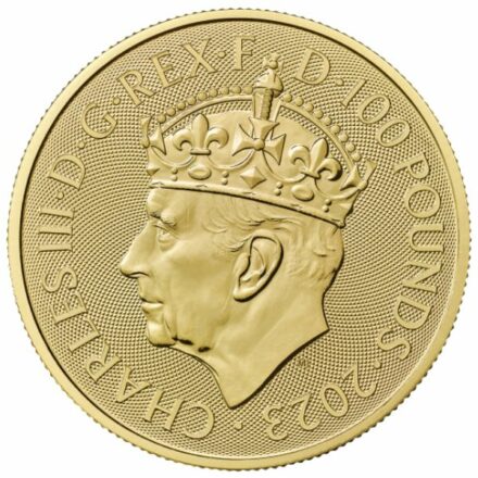 2023 1 oz King Charles Royal Cypher Gold Coin Effigy
