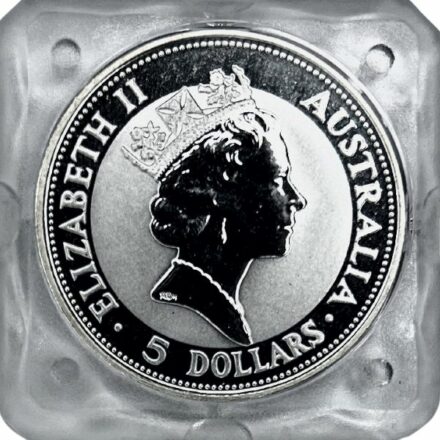 1991 Australia 1 oz Silver Kookaburra Coin - Effigy