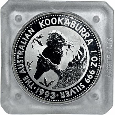 1993 Australia 1 oz Silver Kookaburra Coin