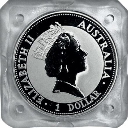 1993 Australia 1 oz Silver Kookaburra Coin - Effigy