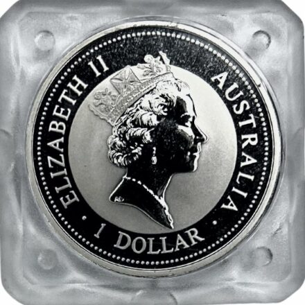 1995 Australia 1 oz Silver Kookaburra Coin - Effigy