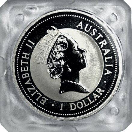 1996 Australia 1 oz Silver Kookaburra Coin - Reverse