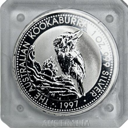 1997 Australia 1 oz Silver Kookaburra Coin