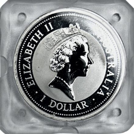 1997 Australia 1 oz Silver Kookaburra Coin - Effigy