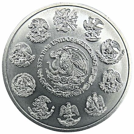 2003 5 oz Mexican Silver Libertad Coin - Reverse