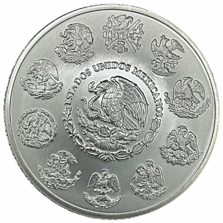 2006 5 oz Mexican Silver Libertad Coin - Reverse