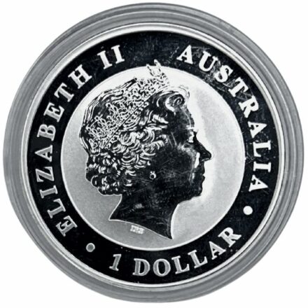 2012 Australia 1 oz Silver Kookaburra Coin - Effigy