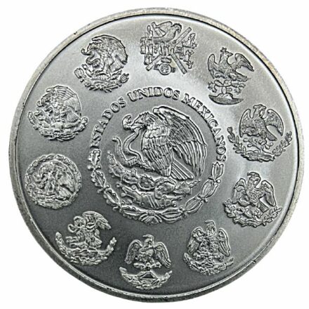 2016 5 oz Mexican Silver Libertad Coin - Reverse