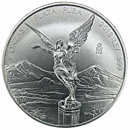 2018 5 oz Mexican Silver Libertad Coin
