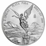 2023 2 oz Mexican Silver Libertad Coin Obverse