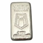 Hero Bullion 5 oz Hand-Poured Silver Bar 2023