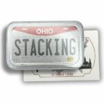 Ohio Stacking Across America 1 oz Silver Bar Obverse