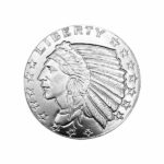 Incuse Indian 1/10 oz Silver Round (New)