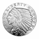 Incuse Indian 1/2 oz Silver Round (New)