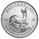 2018 1 oz South African Silver Krugerrand Coin Reverse