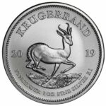 2019 1 oz South African Silver Krugerrand Coin Reverse