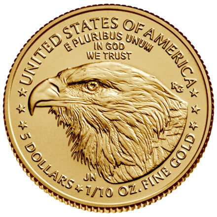 2024 1/10 oz American Silver Eagle Coin Reverse