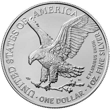 2024 1 oz American Silver Eagle Coin Reverse