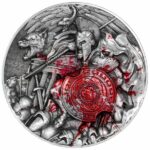 2024 10 oz Chad Ares Antiqued Silver Coin