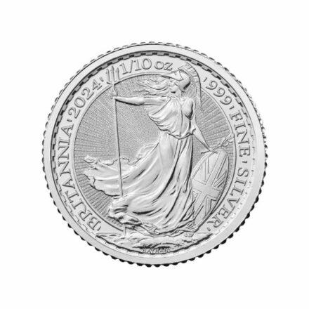 2024 British 1/10 oz Silver Britannia Coin