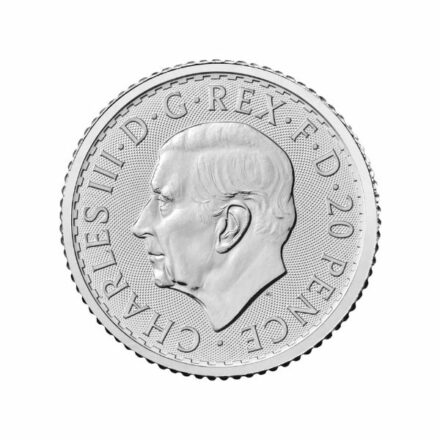 2024 British 1/10 oz Silver Britannia Coin Effigy